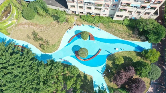 城市新增綠地。銅梁區城市管理局供圖 華龍網發